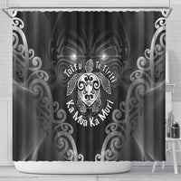 Aotearoa Toitu Te Tiriti Shower Curtain Ka Mua Ka Muri LT05 - Polynesian Pride