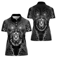 Aotearoa Toitu Te Tiriti Women Polo Shirt Ka Mua Ka Muri
