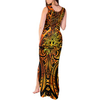 New Zealand Tamanuitera The Sun Tank Maxi Dress Maori Pattern LT05 - Polynesian Pride