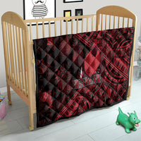 Hawaii King Kamehameha Quilt With Hawaiian Ipu Motifs Red Version LT05 - Polynesian Pride