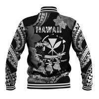 Hawaii Beautiful Hula Dancers Baseball Jacket With Ipu Keke And Pahu Drum LT05 - Polynesian Pride