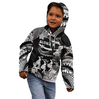 Hawaii Beautiful Hula Dancers Kid Hoodie With Ipu Keke And Pahu Drum