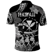 Hawaii Beautiful Hula Dancers Polo Shirt With Ipu Keke And Pahu Drum LT05 - Polynesian Pride