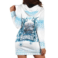 Hawaii Sugar Plantation Hoodie Dress With Hawaiian Tapa Pattern LT05 - Polynesian Pride