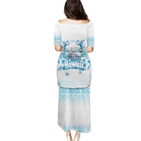 Hawaii Sugar Plantation Puletasi With Hawaiian Tapa Pattern LT05 - Polynesian Pride