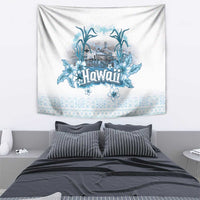 Hawaii Sugar Plantation Tapestry With Hawaiian Tapa Pattern