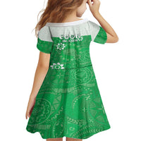 Cook Islands Maori Language Week Family Matching Summer Maxi Dress and Hawaiian Shirt Pacific Tapa Pattern LT05 - Polynesian Pride