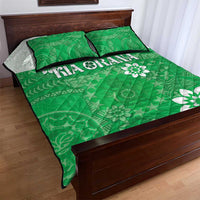 Cook Islands Maori Language Week Quilt Bed Set Pacific Tapa Pattern LT05 - Polynesian Pride