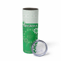Cook Islands Maori Language Week Skinny Tumbler Pacific Tapa Pattern LT05 - Polynesian Pride