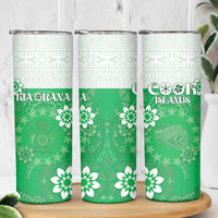 Cook Islands Maori Language Week Skinny Tumbler Pacific Tapa Pattern LT05 - Polynesian Pride