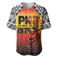 Papua New Guinea 50th Independence Day Baseball Jersey One People One Nation One PNG LT05 Yellow - Polynesian Pride