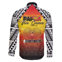 Papua New Guinea Independence Day Family Matching Mermaid Dress and Hawaiian Shirt One People One Nation One PNG LT05 Son's Shirt Yellow - Polynesian Pride