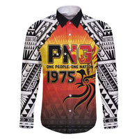 Papua New Guinea Independence Day Family Matching Off The Shoulder Long Sleeve Dress and Hawaiian Shirt One People One Nation One PNG LT05 Daughter's Dress Yellow - Polynesian Pride