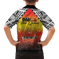 Papua New Guinea 49th Independence Day Family Matching Puletasi and Hawaiian Shirt One People One Nation One PNG