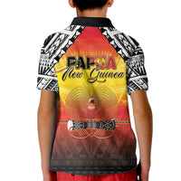 Papua New Guinea Independence Day Kid Polo Shirt One People One Nation One PNG LT05 - Polynesian Pride