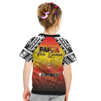 Papua New Guinea Independence Day Kid T Shirt One People One Nation One PNG LT05 - Polynesian Pride