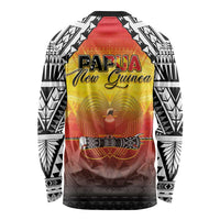 Papua New Guinea Independence Day Long Sleeve Shirt One People One Nation One PNG LT05 - Polynesian Pride