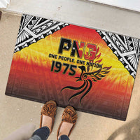 Papua New Guinea 50th Independence Day Rubber Doormat One People One Nation One PNG LT05 - Polynesian Pride