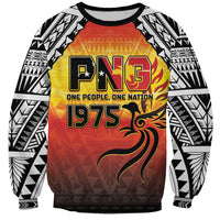 Papua New Guinea Independence Day Sweatshirt One People One Nation One PNG LT05 Unisex Yellow - Polynesian Pride
