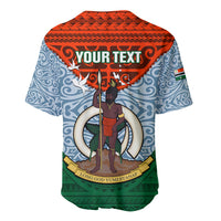 Personalized Vanuatu Penama Province Baseball Jersey Vanuatuan Coat Of Arms Polynesian Pattern LT05 - Polynesian Pride