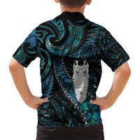 New Zealand Aotearoa Hawaiian Shirt Maori Tane Te Waiora Paua Shell Glitter Turquoise LT05 - Polynesian Pride