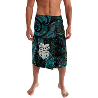 New Zealand Aotearoa Lavalava Maori Wheku Paua Shell Glitter Turquoise LT05 Turquoise - Polynesian Pride