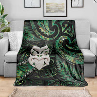 New Zealand Aotearoa Blanket Maori Wheku Paua Shell Glitter Green LT05 - Polynesian Pride