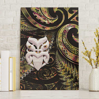 New Zealand Aotearoa Canvas Wall Art Maori Wheku Paua Shell Glitter Gold LT05 Without Frame Gold - Polynesian Pride