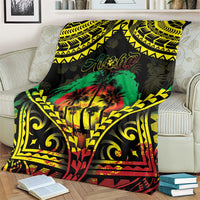 Aloha Tropical Palm Trees Blanket Reggae Polynesian Pattern LT05 - Polynesian Pride