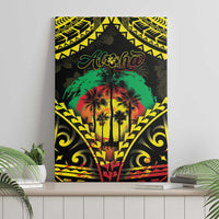 Aloha Tropical Palm Trees Canvas Wall Art Reggae Polynesian Pattern LT05 - Polynesian Pride
