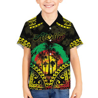 Aloha Tropical Palm Trees Hawaiian Shirt Reggae Polynesian Pattern LT05 - Polynesian Pride