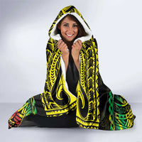 Aloha Tropical Palm Trees Hooded Blanket Reggae Polynesian Pattern LT05 - Polynesian Pride