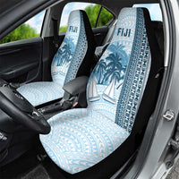 Fiji Regatta Car Seat Cover Palm Tree Tapa Pattern - Polynesian Pride
