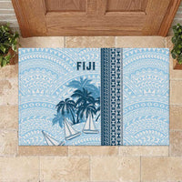 Fiji Regatta Rubber Doormat Palm Tree Tapa Pattern - Polynesian Pride
