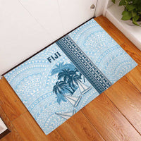 Fiji Regatta Rubber Doormat Palm Tree Tapa Pattern - Polynesian Pride