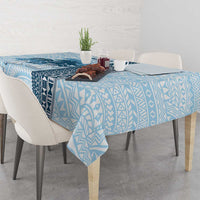 Fiji Regatta Tablecloth Palm Tree Tapa Pattern - Polynesian Pride