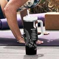 New Zealand Aotearoa Mana Wahine Tumbler With Handle LT05 - Polynesian Pride