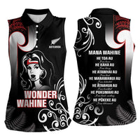 New Zealand Aotearoa Mana Wahine Women Sleeveless Polo Shirt