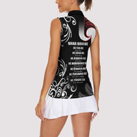 New Zealand Aotearoa Mana Wahine Women Sleeveless Polo Shirt
