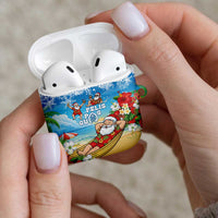 Guam Christmas AirPods Case Felis Pasgua Chilling Santa LT05 - Polynesian Pride