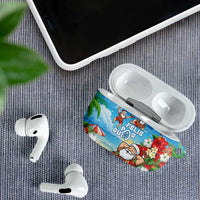 Guam Christmas AirPods Case Felis Pasgua Chilling Santa LT05 - Polynesian Pride