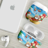 Guam Christmas AirPods Case Felis Pasgua Chilling Santa LT05 - Polynesian Pride