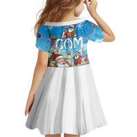 Guam Christmas Family Matching Mermaid Dress and Hawaiian Shirt Felis Pasgua Chilling Santa - Polynesian Pride