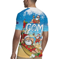 Guam Christmas Rugby Jersey Felis Pasgua Chilling Santa LT05 - Polynesian Pride