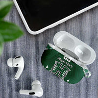 Custom Hawaii Football AirPods Case Rainbow Warriors Tropical Vibes LT05 - Polynesian Pride