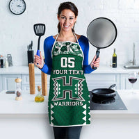 Custom Hawaii Football Apron Rainbow Warriors Tropical Vibes - Polynesian Pride