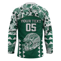 Custom Hawaii Football Hockey Jersey Rainbow Warriors Tropical Vibes LT05 - Polynesian Pride