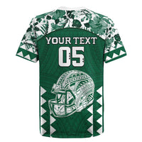 Custom Hawaii Football Rugby Jersey Rainbow Warriors Tropical Vibes LT05 - Polynesian Pride