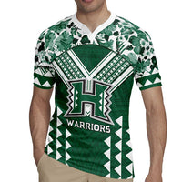 Custom Hawaii Football Rugby Jersey Rainbow Warriors Tropical Vibes LT05 - Polynesian Pride