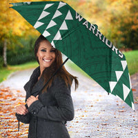 Custom Hawaii Football Umbrella Rainbow Warriors Tropical Vibes - Polynesian Pride